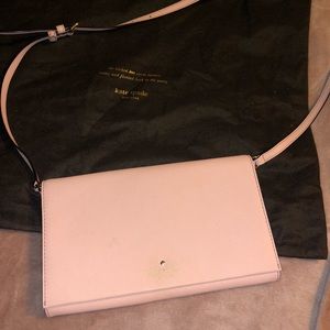 Kate Spade light pink crossbody bag